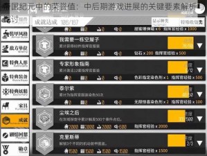 帝国纪元中的荣誉值：中后期游戏进展的关键要素解析与探讨