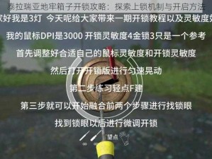 泰拉瑞亚地牢箱子开锁攻略：探索上锁机制与开启方法