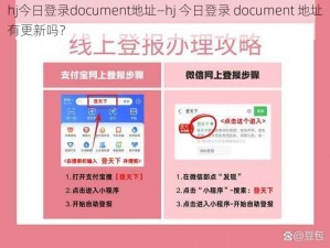 hj今日登录document地址—hj 今日登录 document 地址有更新吗？