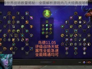 魔兽世界战场数量揭秘：全面解析游戏内几大经典战场概述