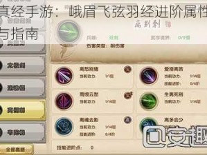 九阴真经手游：峨眉飞弦羽经进阶属性全面解析与指南