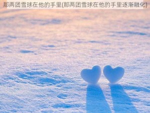 那两团雪球在他的手里(那两团雪球在他的手里逐渐融化)