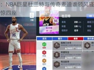 巅峰对决：NBA巨星杜兰特与传奇麦迪谁领风骚？麦迪时刻绝杀技惊四座