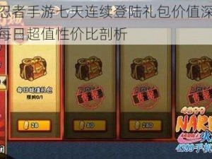 火影忍者手游七天连续登陆礼包价值深度解析：每日超值性价比剖析