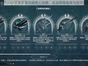 Warframe高效获取内融核心攻略：实战刷怪指南与技巧分享