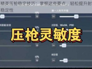 和平精英压枪稳定技巧：掌握这些要点，轻松提升射击精度与稳定性