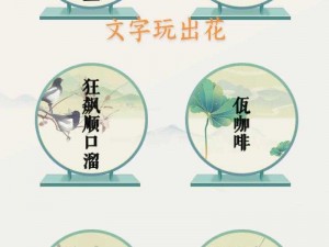 玩转文字魅力：全面解析文字玩出花连线配对游戏攻略秘籍