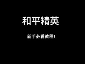 和平精英战术打法实战指南：全面解析游戏策略与技巧秘籍