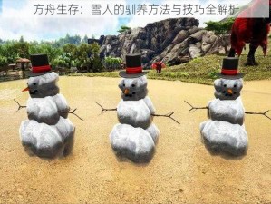 方舟生存：雪人的驯养方法与技巧全解析