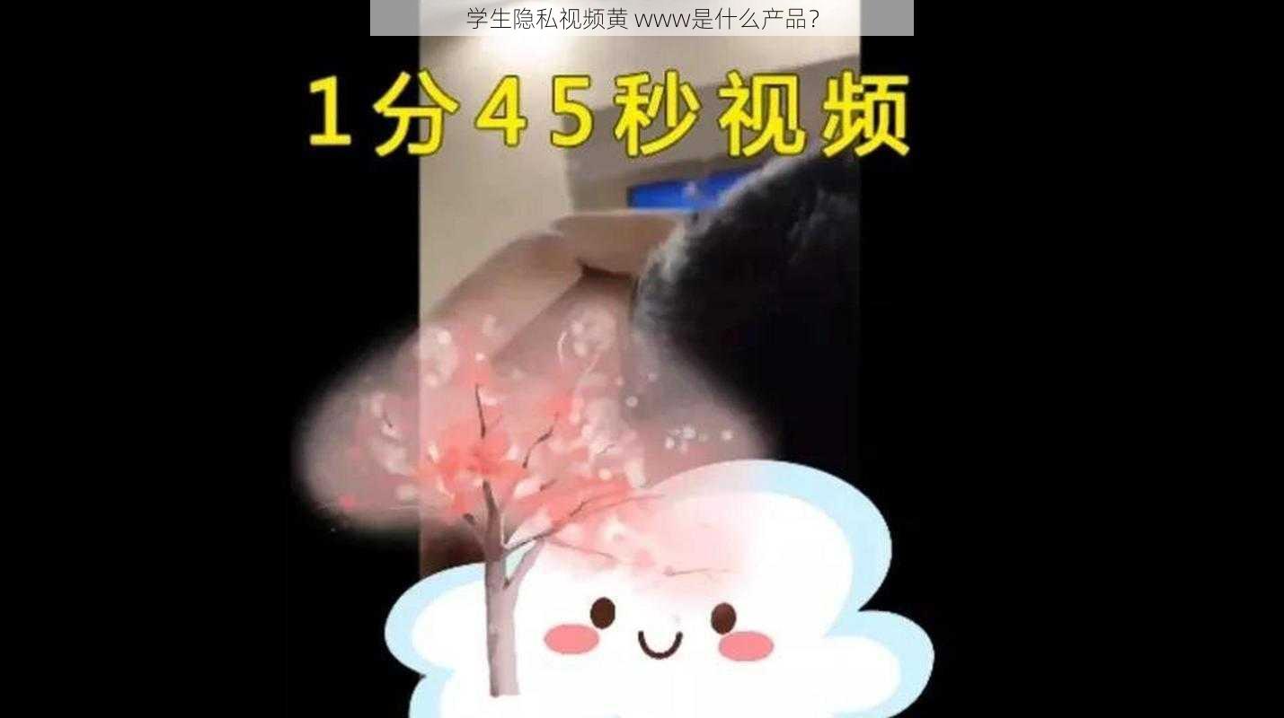 学生隐私视频黄 www是什么产品？