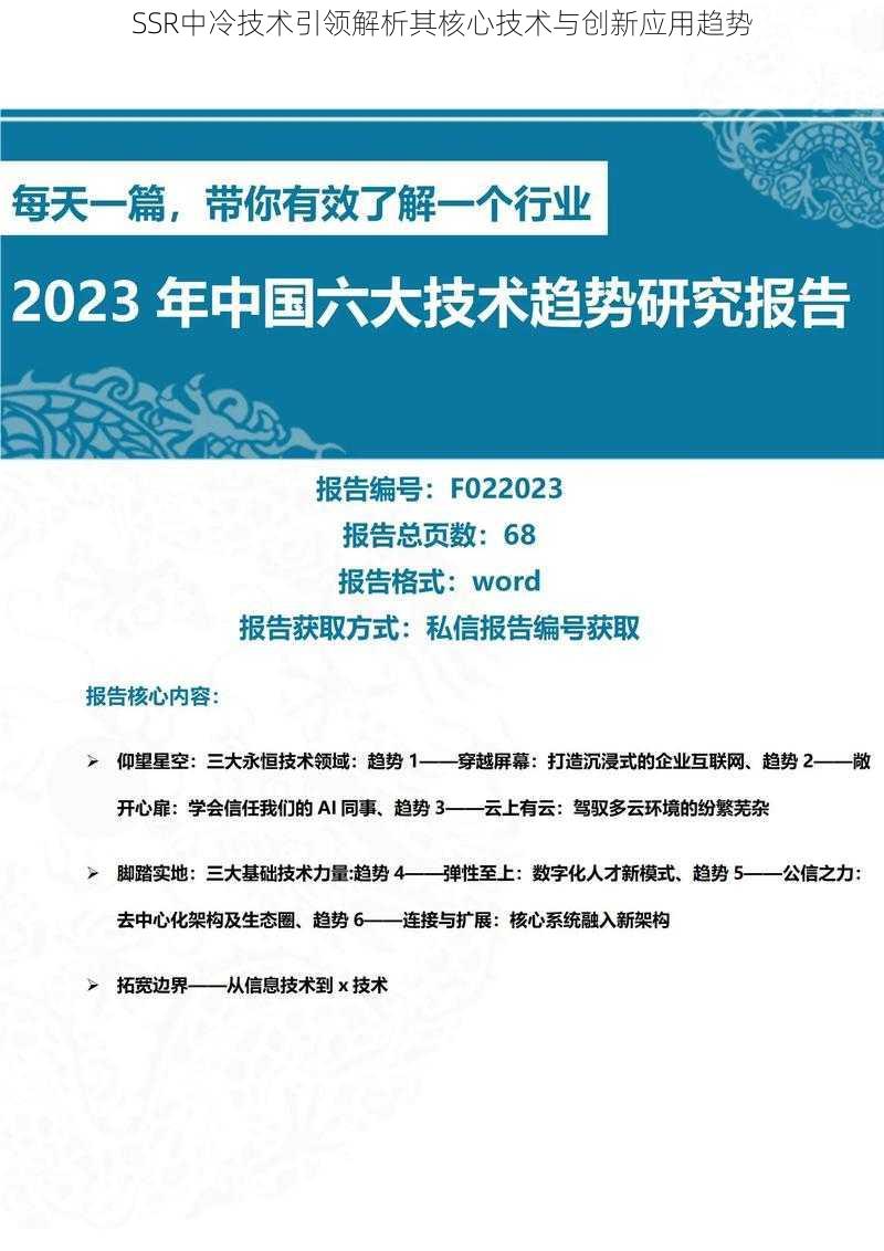 SSR中冷技术引领解析其核心技术与创新应用趋势