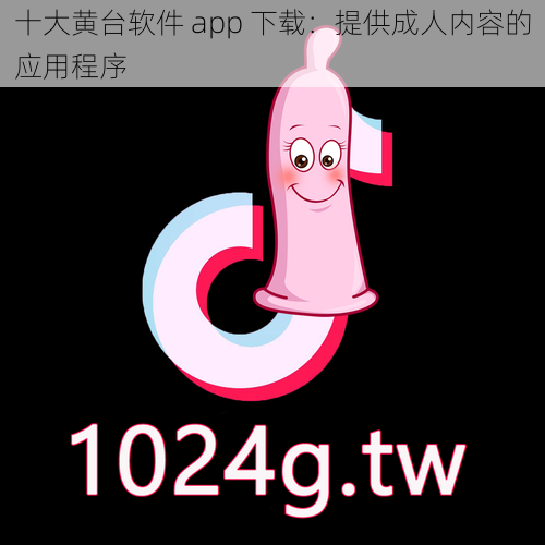 十大黄台软件 app 下载：提供成人内容的应用程序