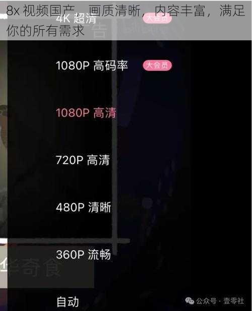 8x 视频国产，画质清晰，内容丰富，满足你的所有需求