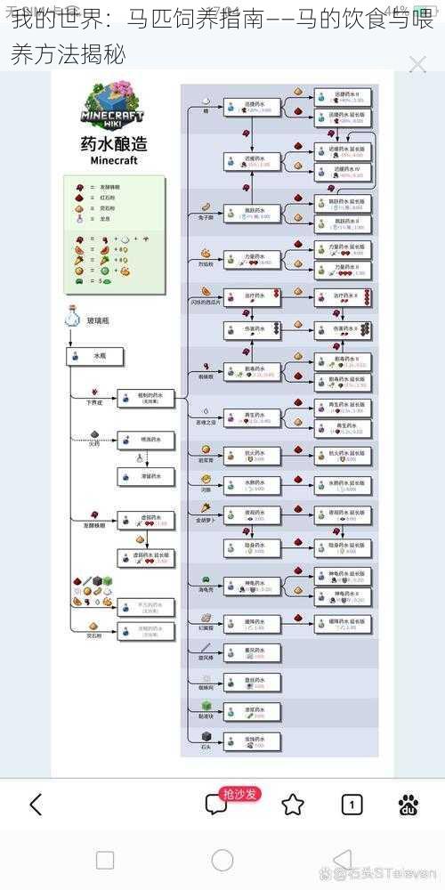 我的世界：马匹饲养指南——马的饮食与喂养方法揭秘