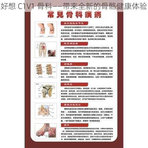 好想 C1V1 骨科——带来全新的骨骼健康体验