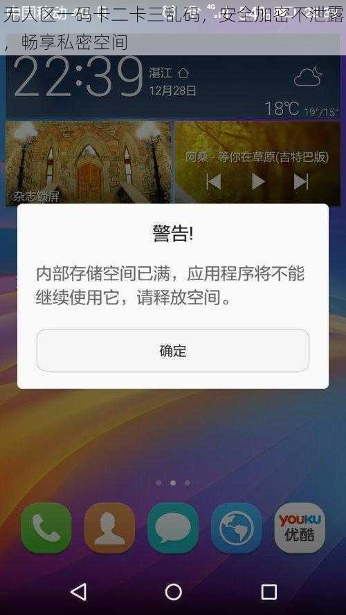 无人区一码卡二卡三乱码，安全加密不泄露，畅享私密空间