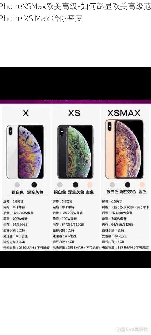 iPhoneXSMax欧美高级-如何彰显欧美高级范？iPhone XS Max 给你答案