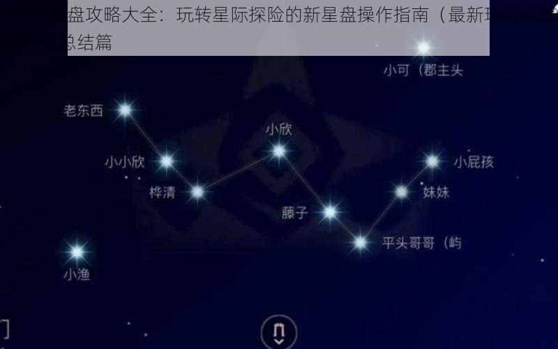 光遇新星盘攻略大全：玩转星际探险的新星盘操作指南（最新玩法教程） 2022年总结篇