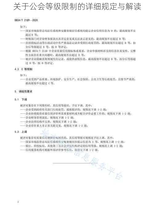 关于公会等级限制的详细规定与解读