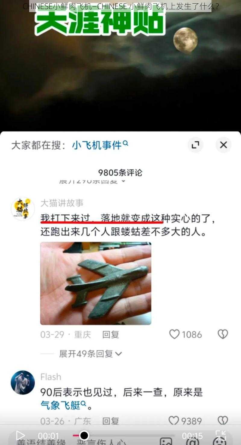 CHINESE小鲜肉飞机—CHINESE 小鲜肉飞机上发生了什么？