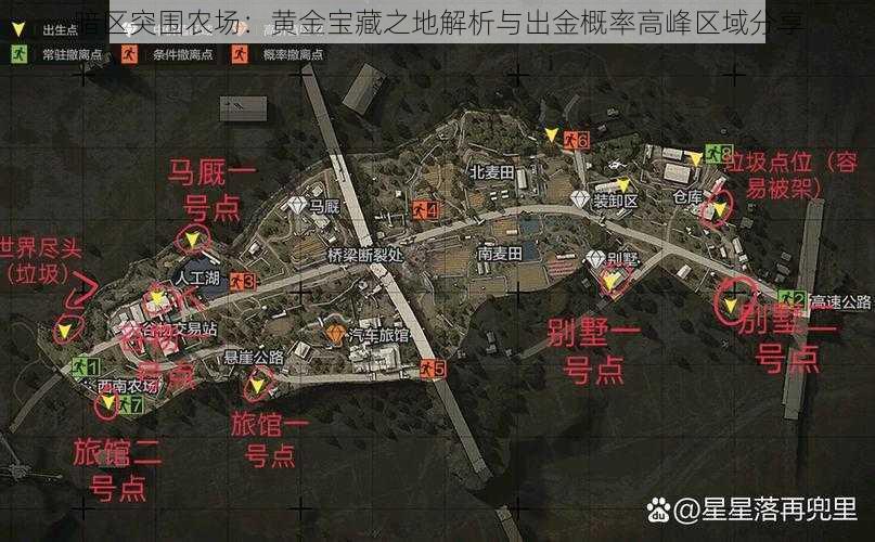 暗区突围农场：黄金宝藏之地解析与出金概率高峰区域分享