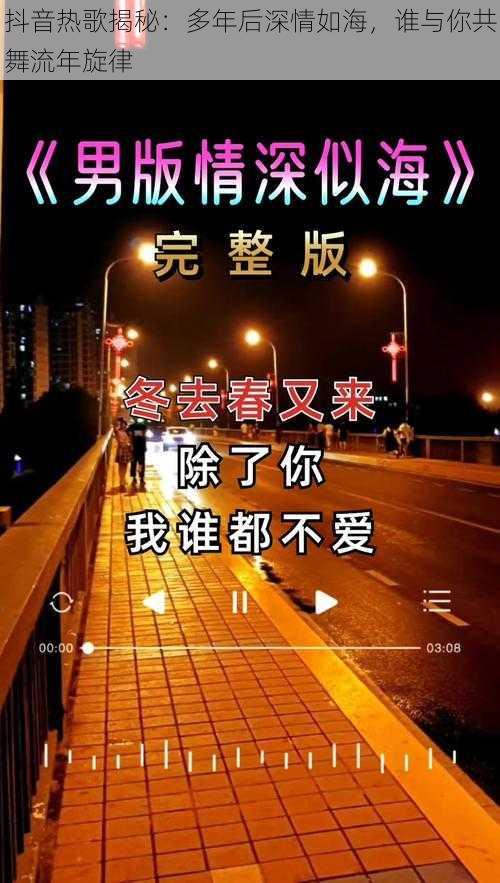 抖音热歌揭秘：多年后深情如海，谁与你共舞流年旋律