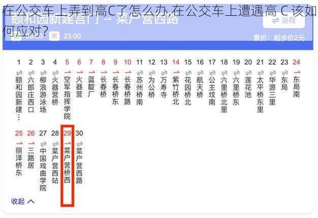 在公交车上弄到高C了怎么办,在公交车上遭遇高 C 该如何应对？