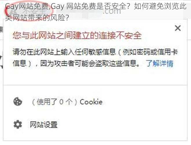 Gay网站免费,Gay 网站免费是否安全？如何避免浏览此类网站带来的风险？