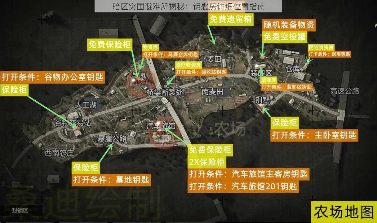 暗区突围避难所揭秘：钥匙房详细位置指南