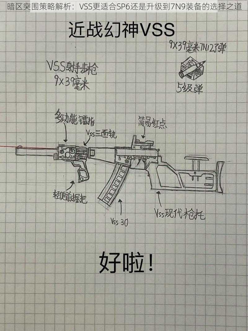 暗区突围策略解析：VSS更适合SP6还是升级到7N9装备的选择之道