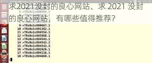 求2021没封的良心网站、求 2021 没封的良心网站，有哪些值得推荐？