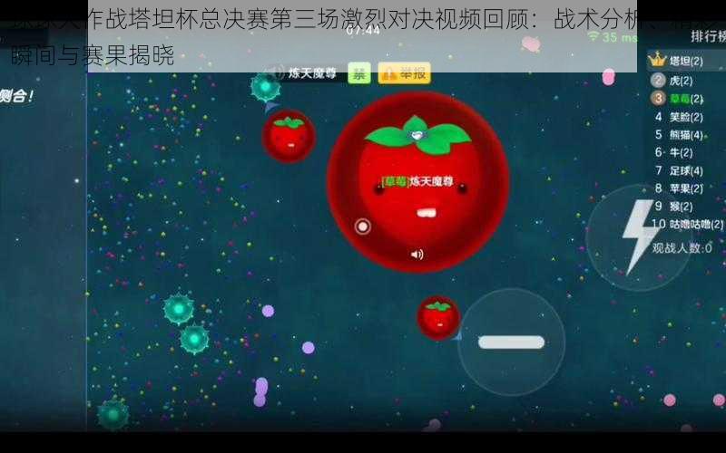 球球大作战塔坦杯总决赛第三场激烈对决视频回顾：战术分析、精彩瞬间与赛果揭晓